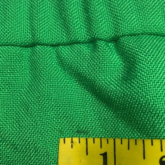 Vintage astorone kelly green A-line made in Japan midi Skirt women’s 16 - Picture 4 of 5